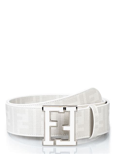 white fendi belts